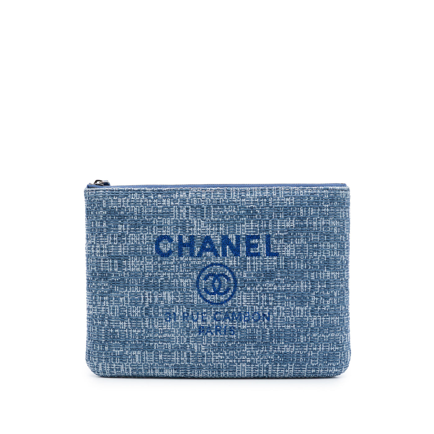 Medium Tweed Deauville O Case Clutch - Image 1