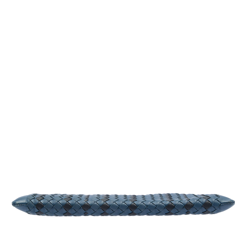 Bicolor Nappa Intrecciato Clutch - Image 3