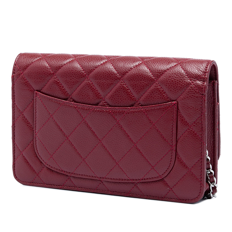 CC Quilted Caviar Wallet on Chain - Image 2