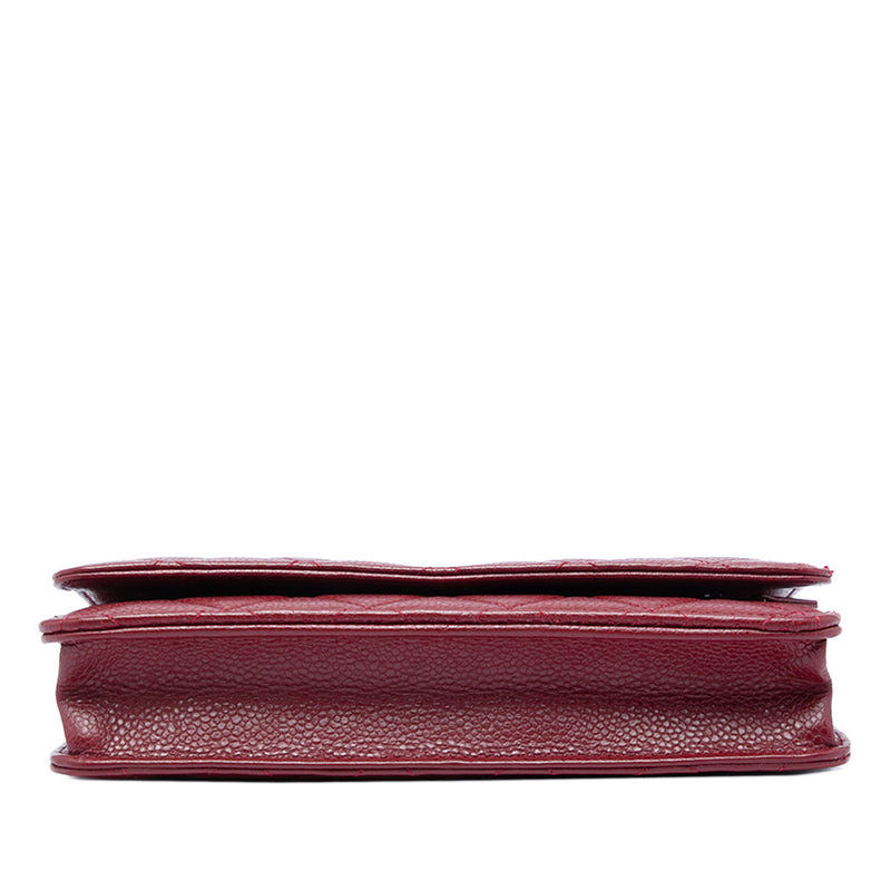 CC Quilted Caviar Wallet on Chain - Image 3