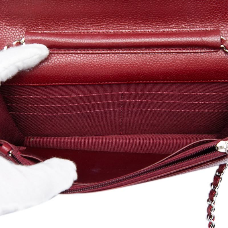 CC Quilted Caviar Wallet on Chain - Image 4