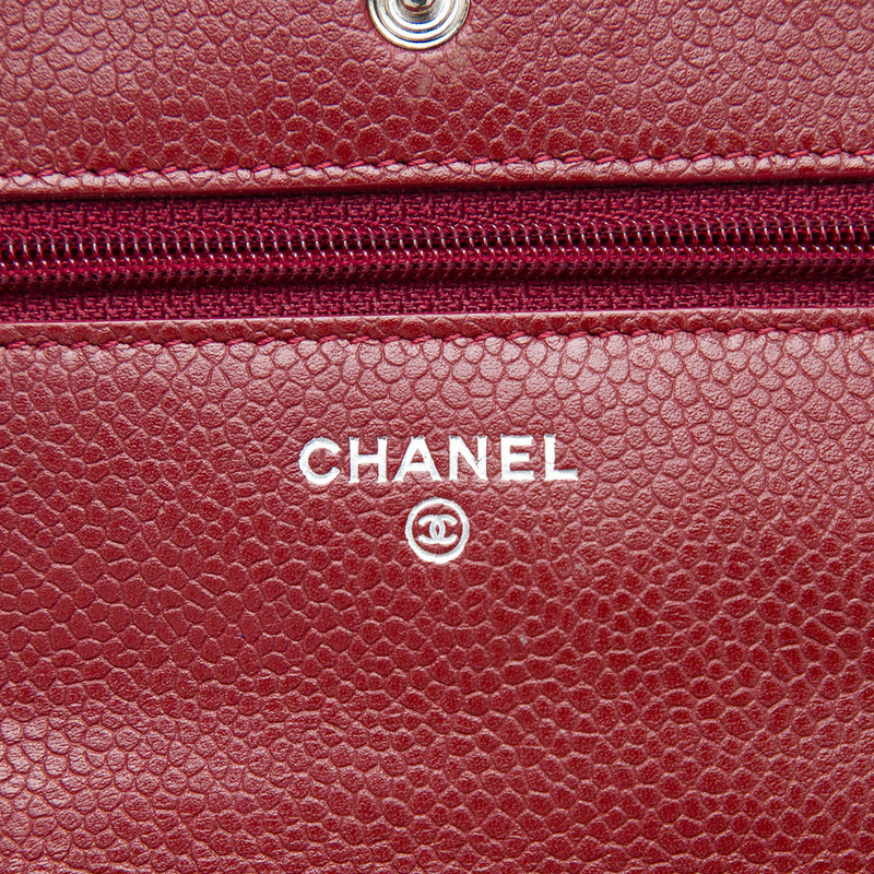 CC Quilted Caviar Wallet on Chain - Image 5