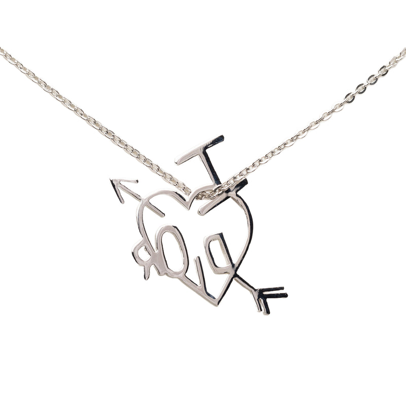 Brass I Love Dior Pendant Necklace - Image 3