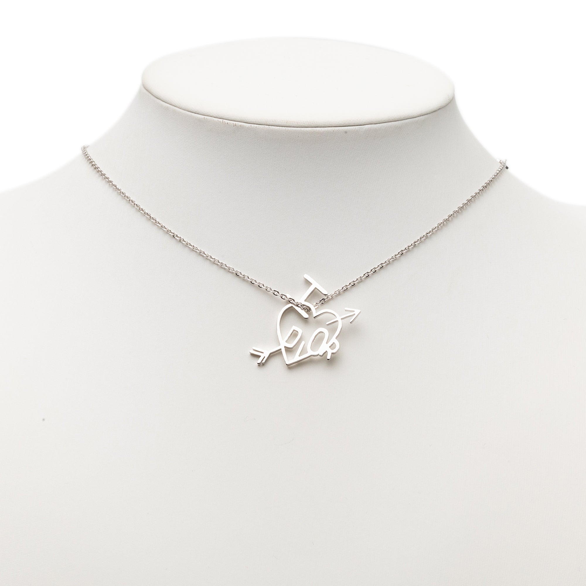 Brass I Love Dior Pendant Necklace - Image 6
