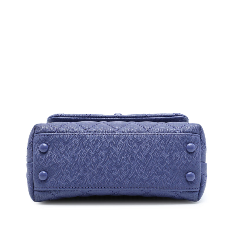 Extra Mini Quilted Caviar Incognito Coco Top Handle Bag - Image 3