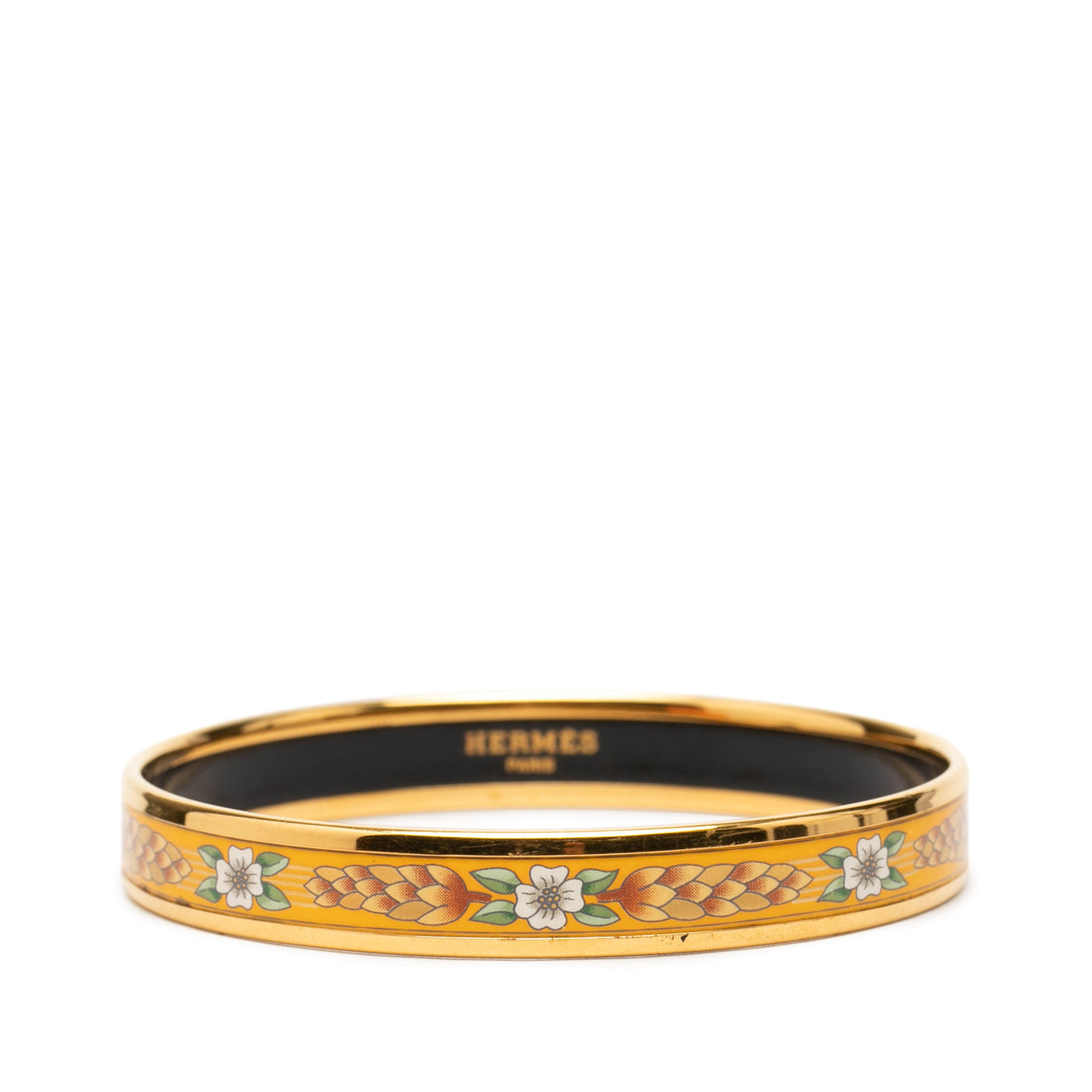 Narrow Wild Flower Enamel Bangle 65 - Image 1