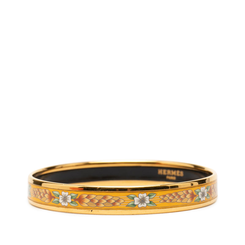 Narrow Wild Flower Enamel Bangle 65 - Image 2