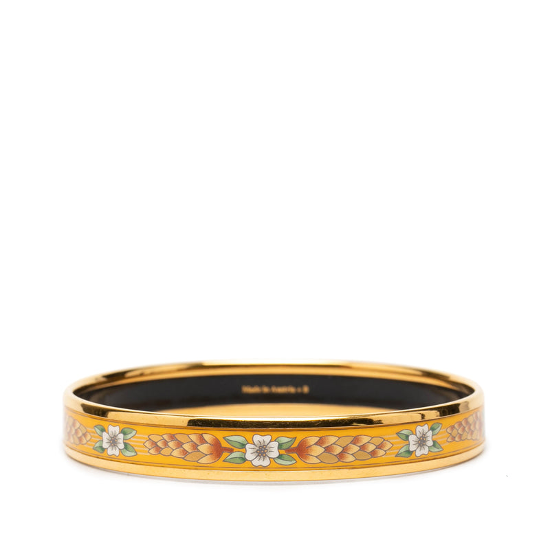 Narrow Wild Flower Enamel Bangle 65 - Image 3