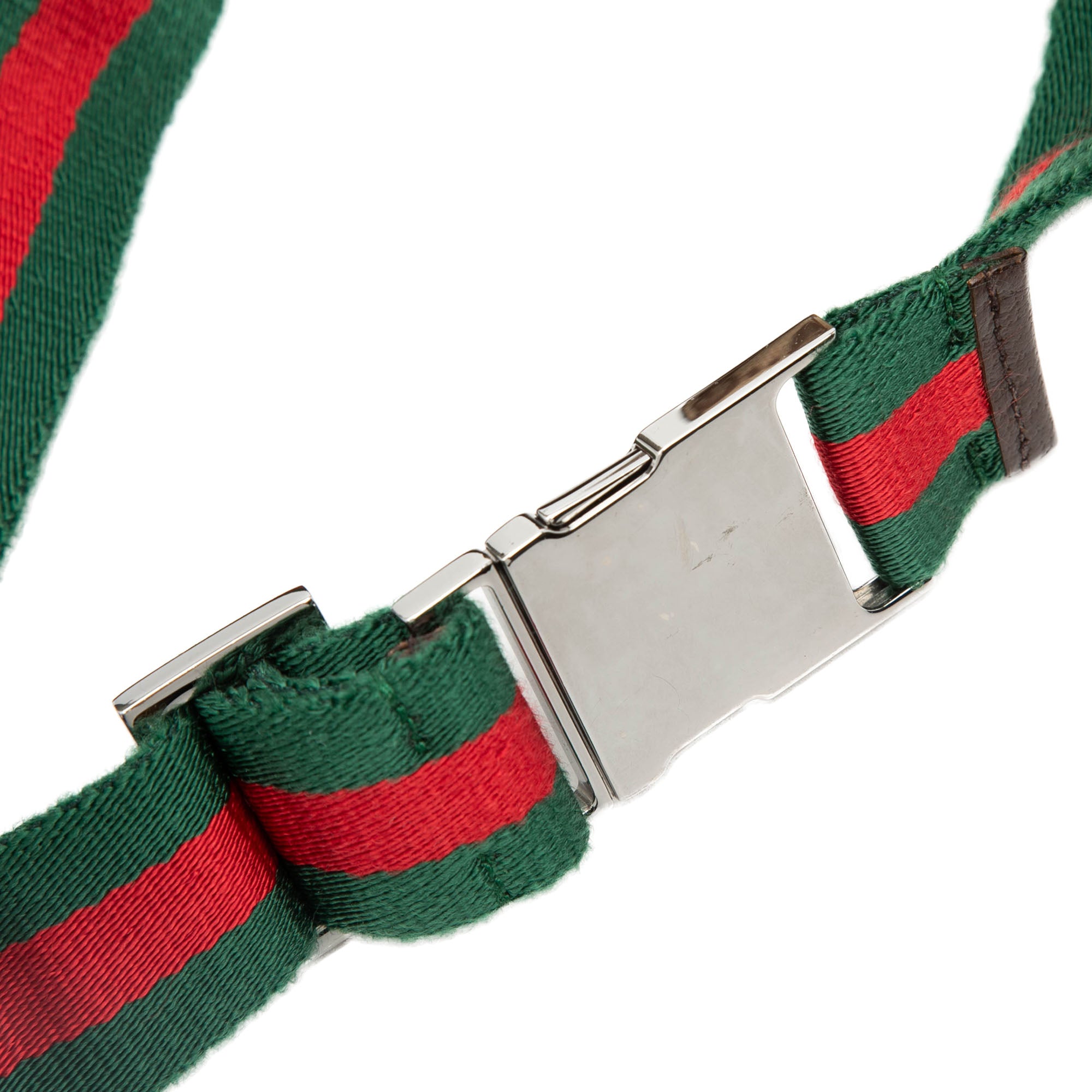 GG Canvas Web Double Pocket Belt Bag - Image 8