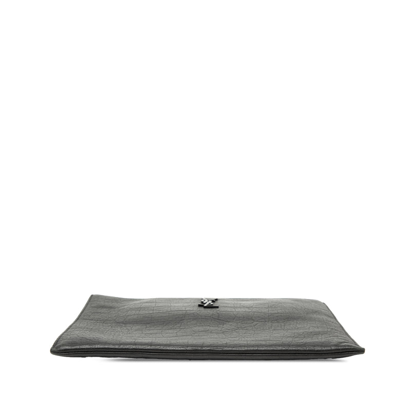Croc Embossed Leather Monogram Document Holder - Image 3