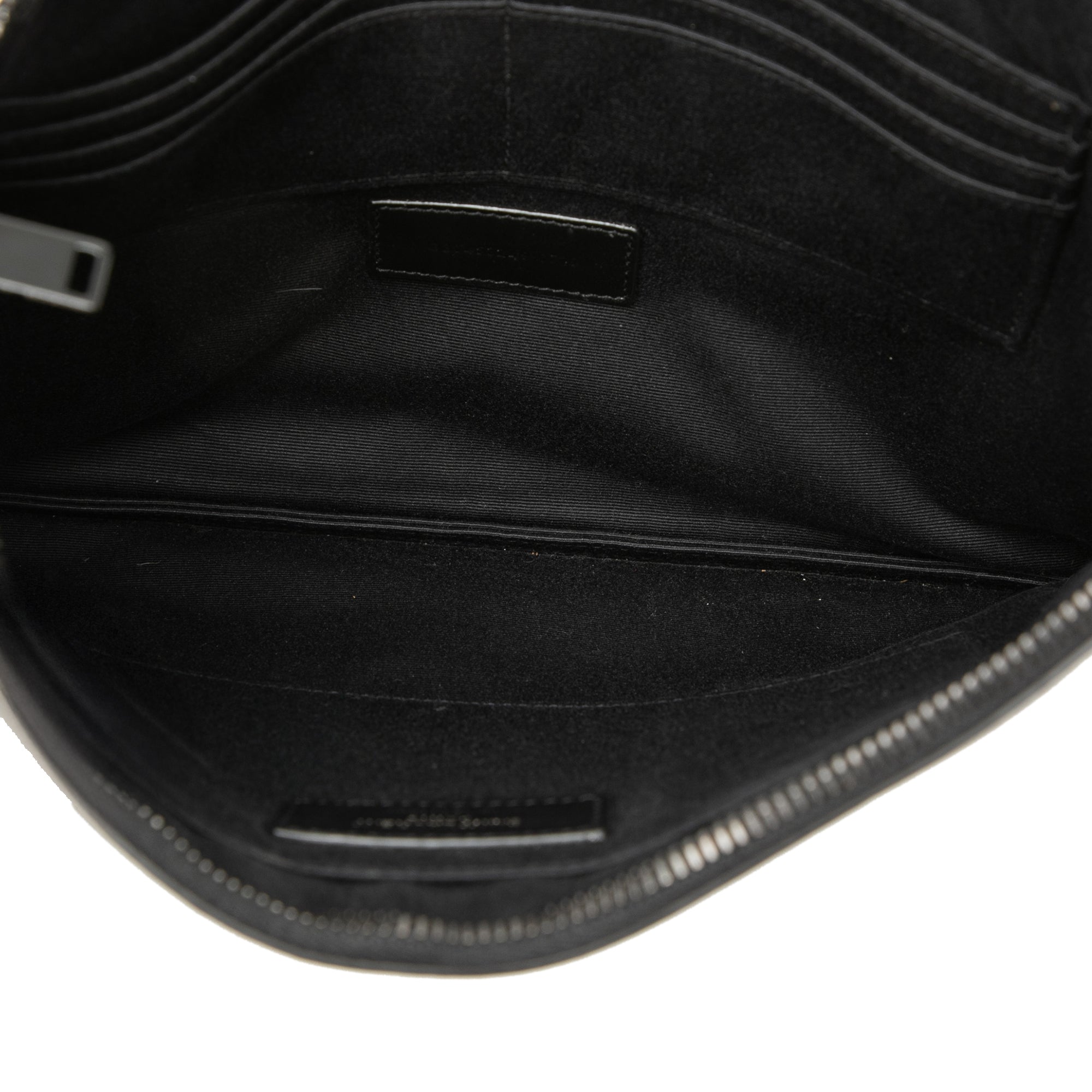 Croc Embossed Leather Monogram Document Holder - Image 4