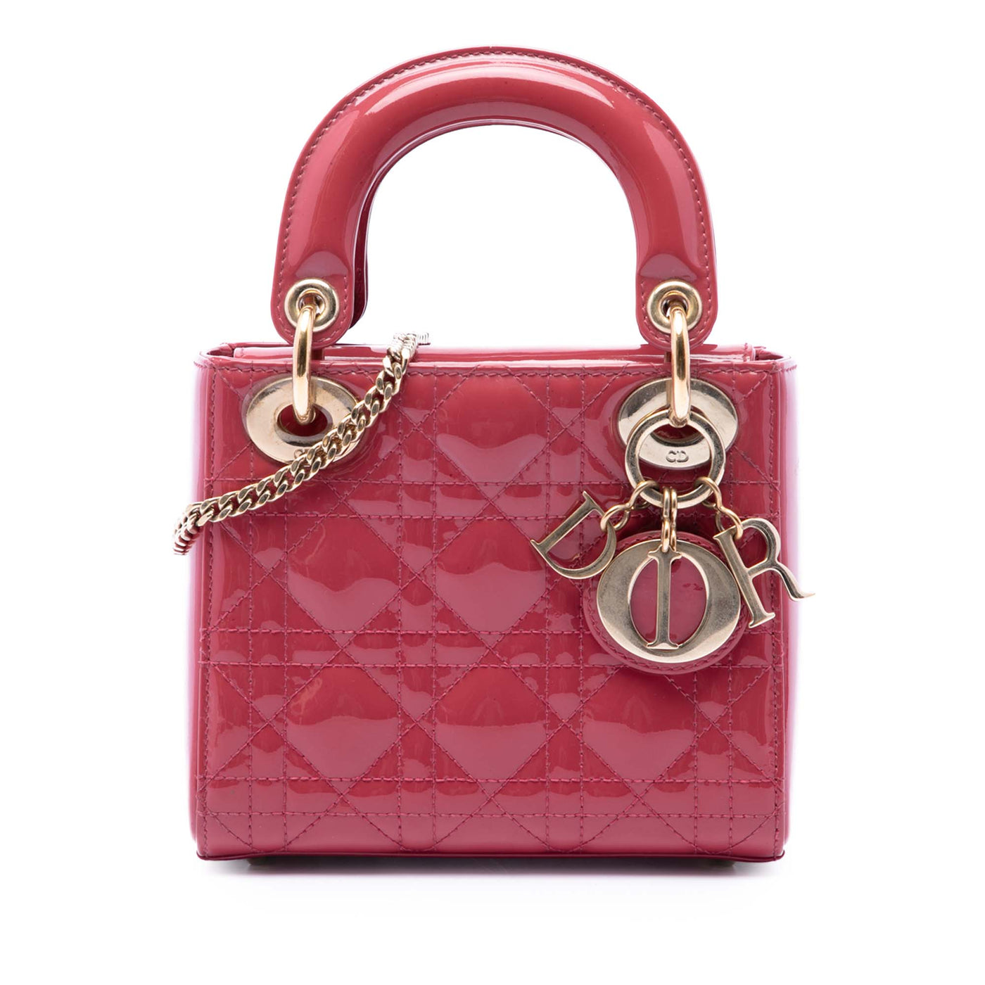 Mini Patent Cannage Lady Dior - Image 1