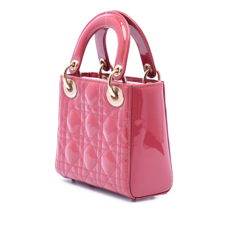 Mini Patent Cannage Lady Dior - Image 2
