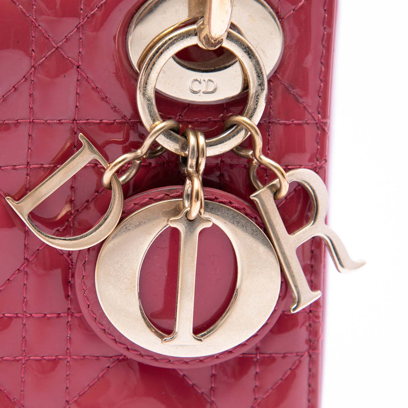 Mini Patent Cannage Lady Dior - Image 5