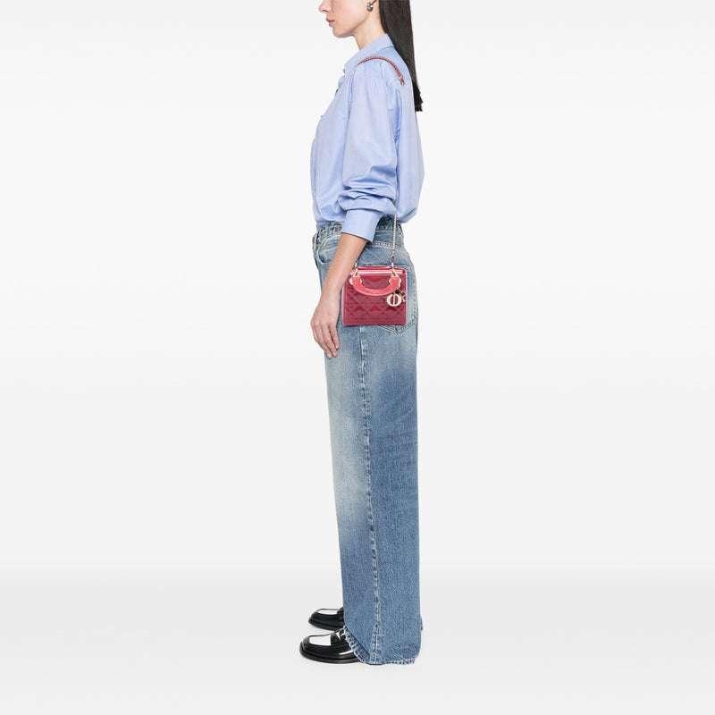 Mini Patent Cannage Lady Dior - Image 6