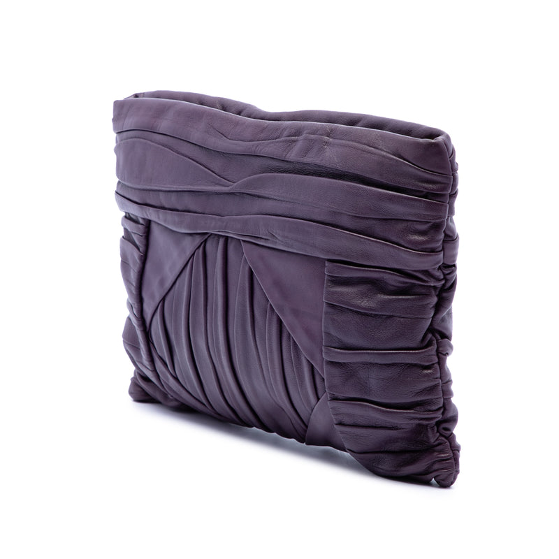 Pleated Nappa Clutch - Image 2
