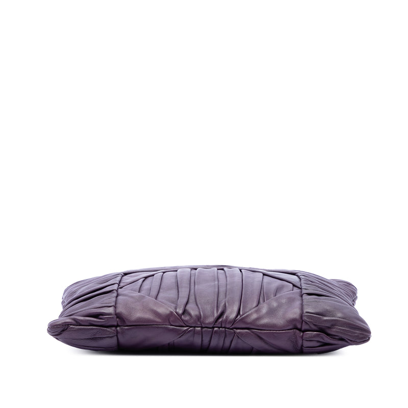 Pleated Nappa Clutch - Image 3
