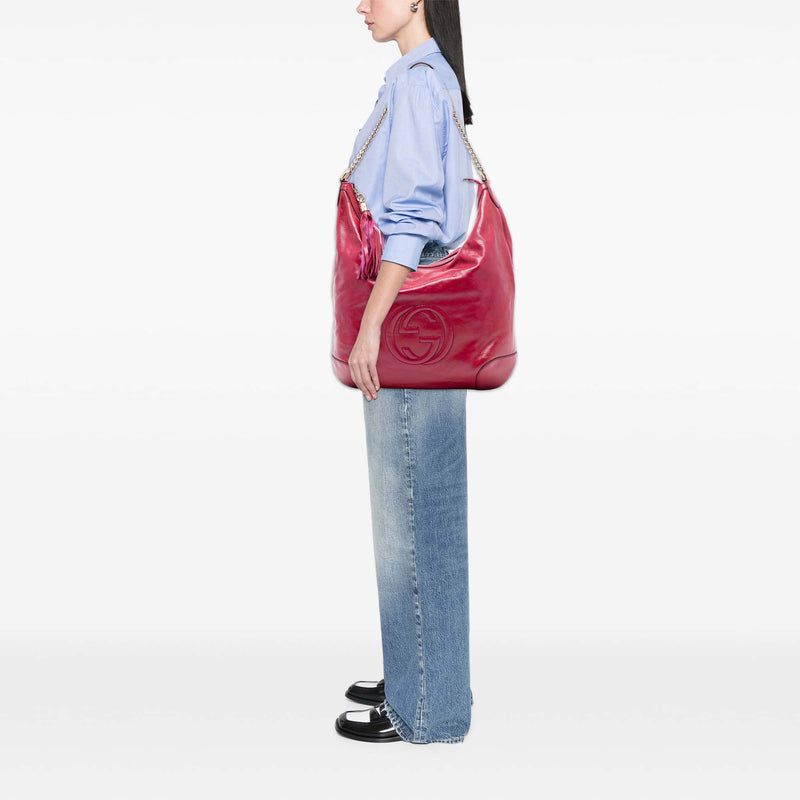 Patent Soho Shoulder Bag - Image 7