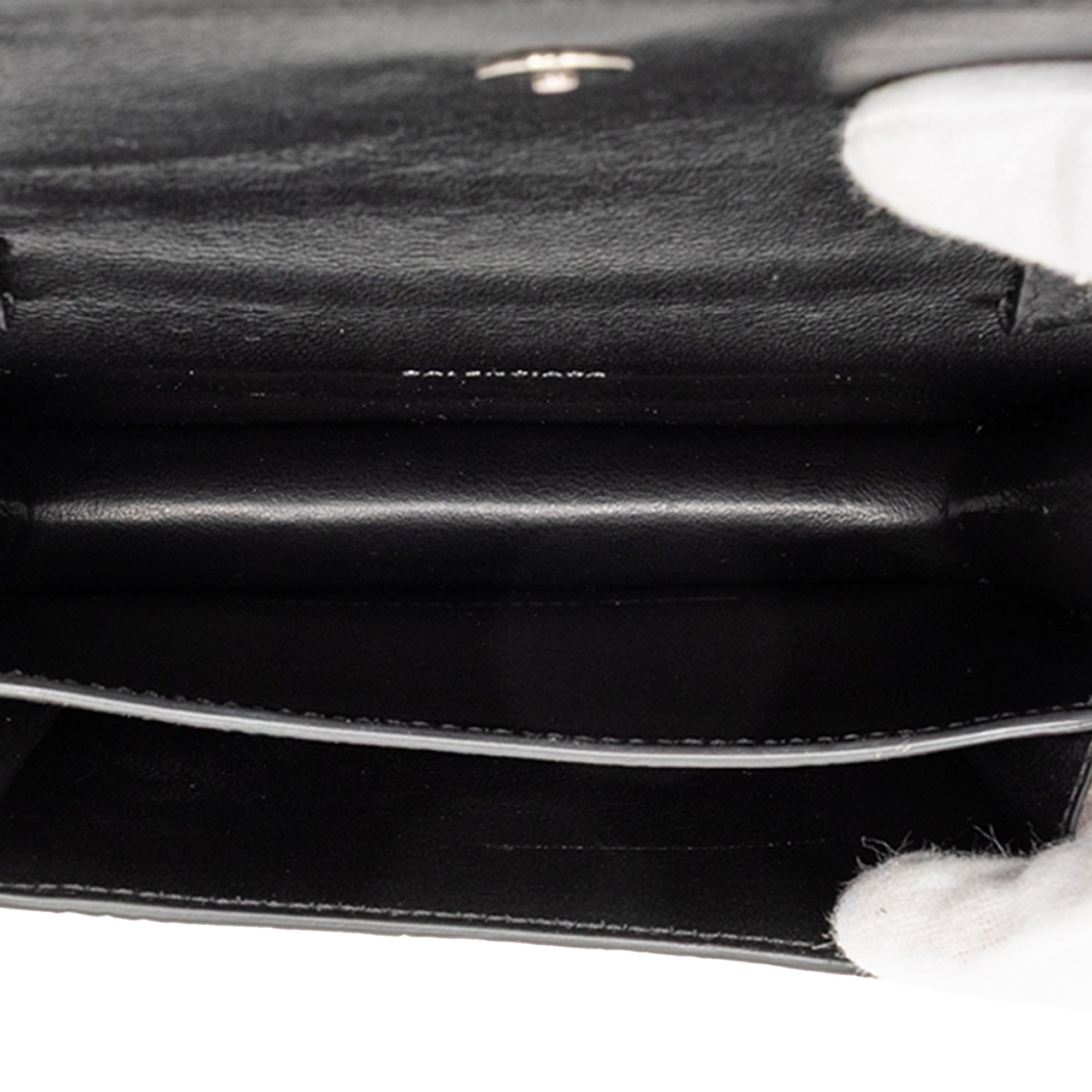 Croc Embossed Leather Sharp Belt Bag XS - Image 4