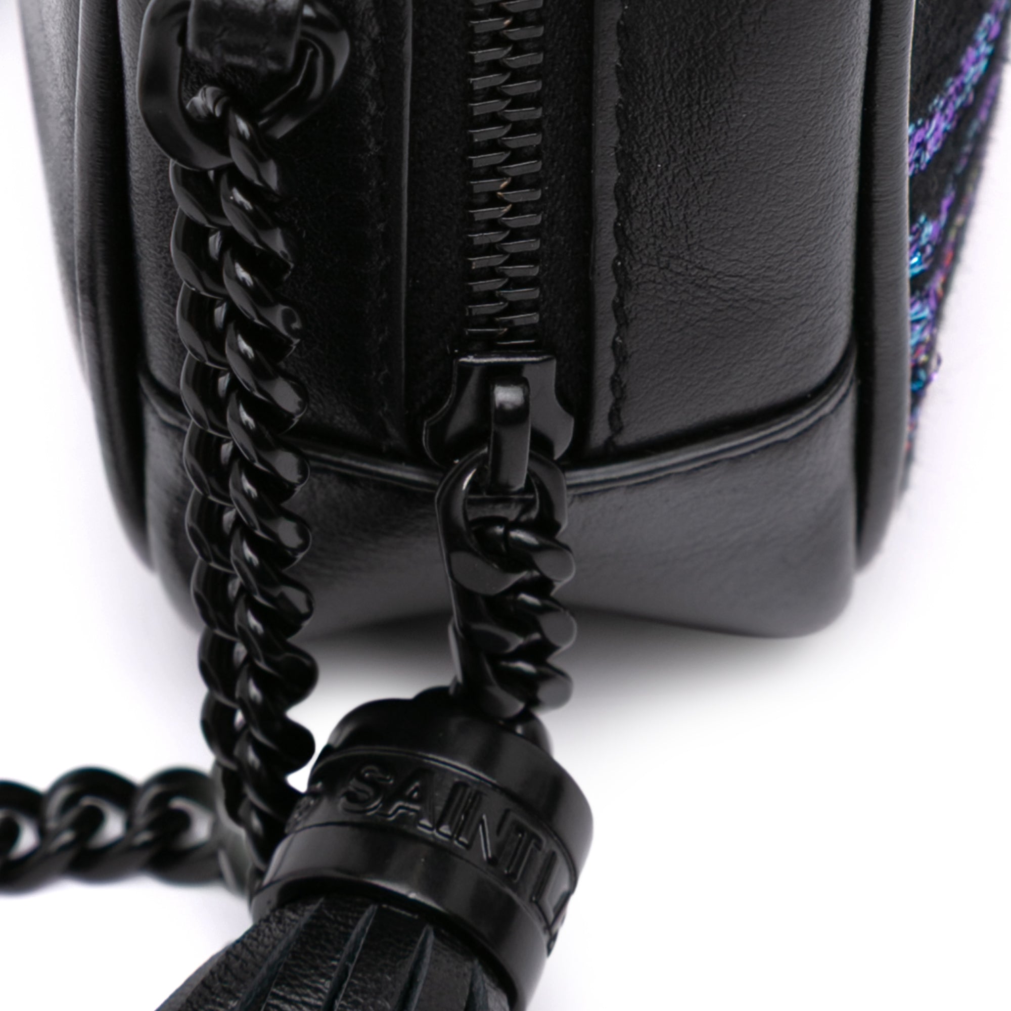 Canvas Metallic Tiger Print Monogram Lou Camera Bag - Image 9
