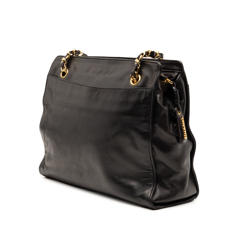 CC Lambskin Chain Tote - Image 2