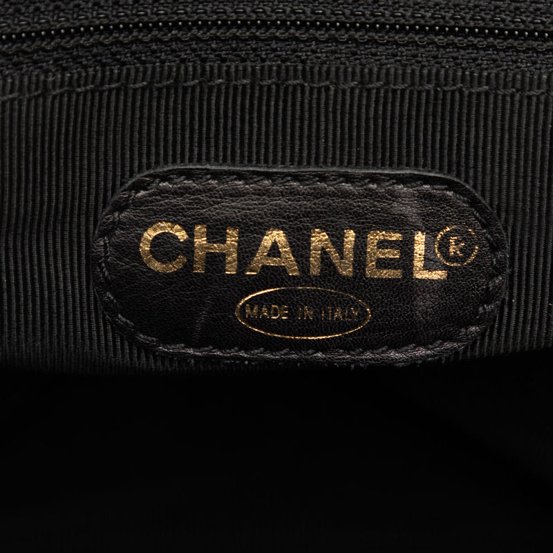 CC Lambskin Chain Tote - Image 5