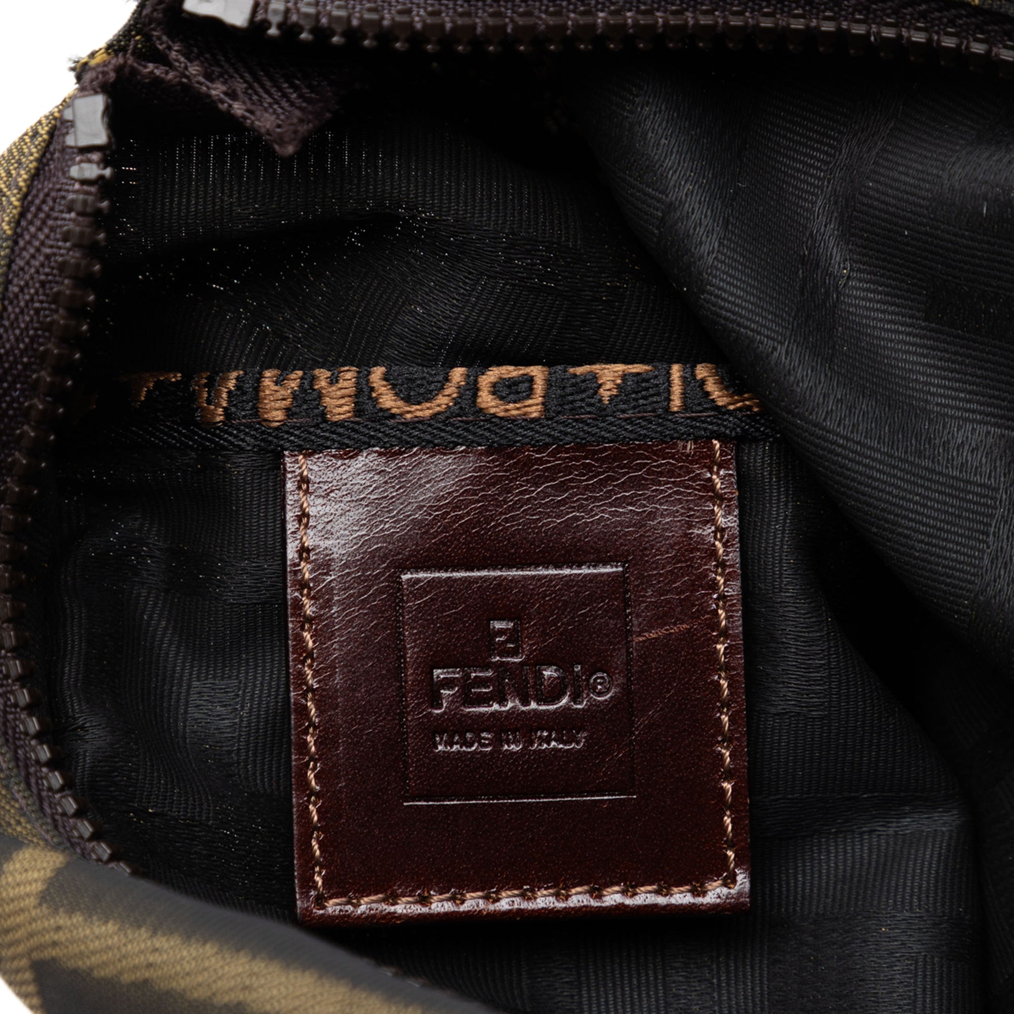 Mini Zucca Canvas Handbag - Image 5
