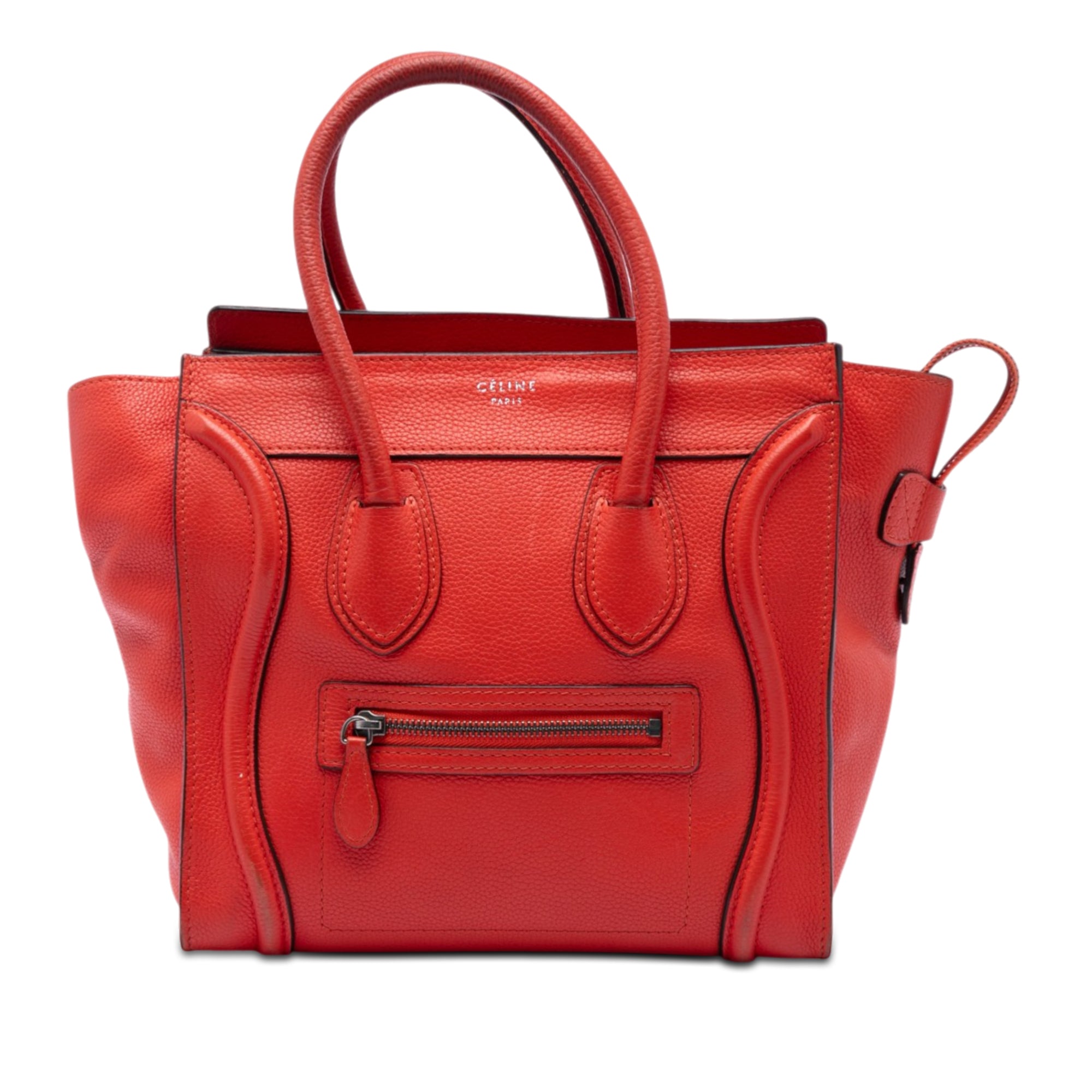 Micro Leather Luggage Tote - Image 1
