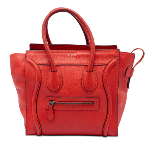 Micro Leather Luggage Tote - Image 1