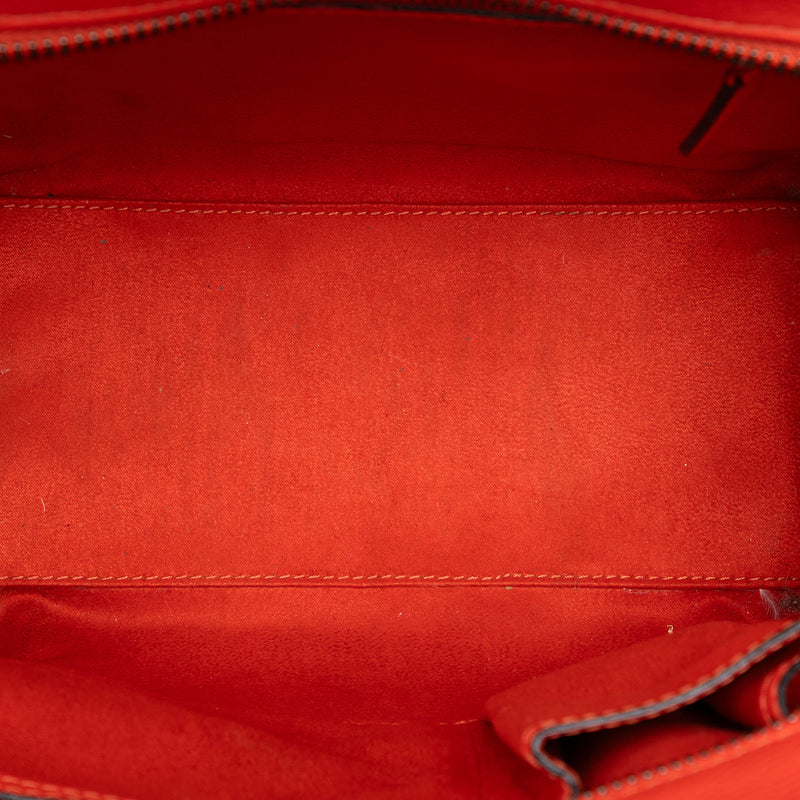 Micro Leather Luggage Tote - Image 4