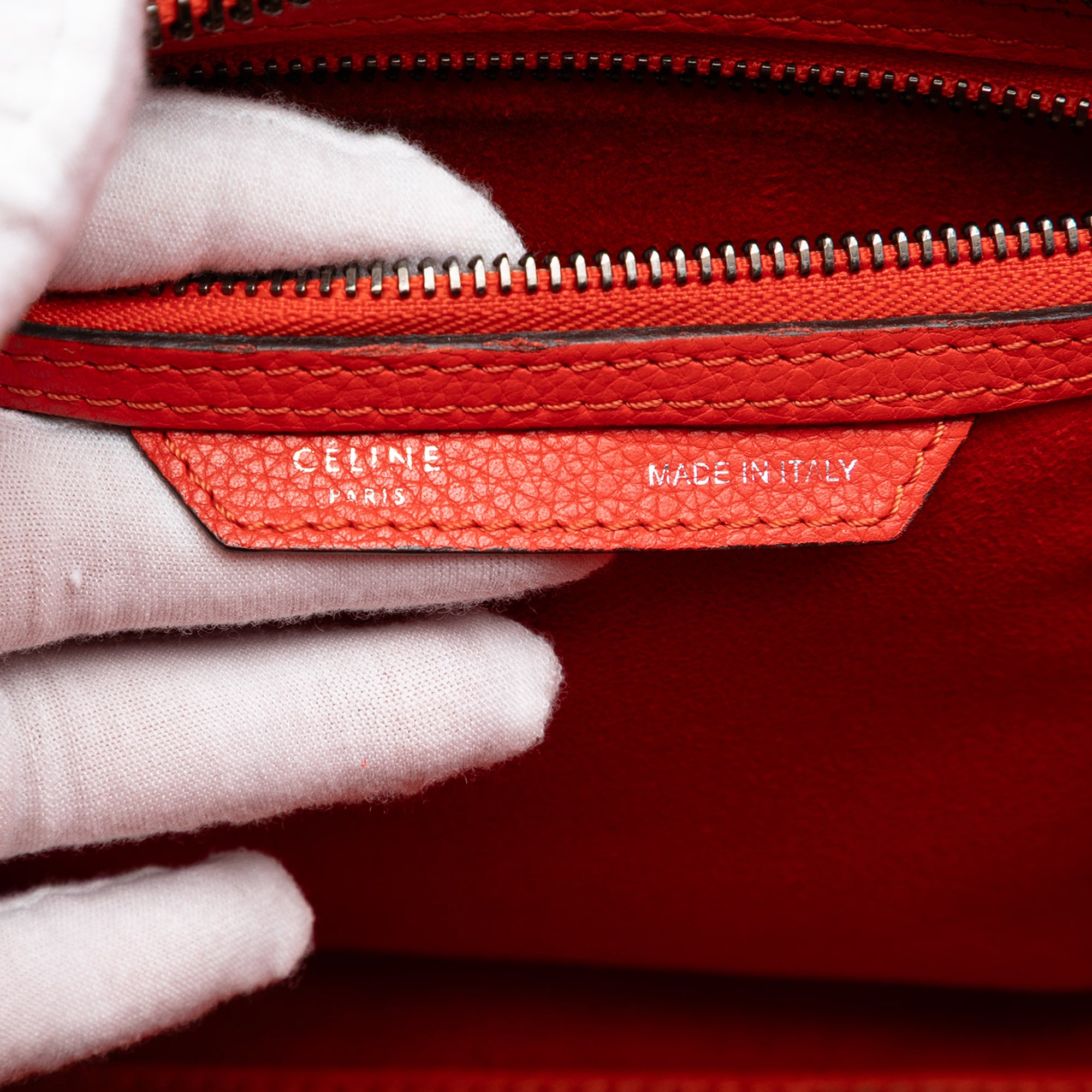 Micro Leather Luggage Tote - Image 6
