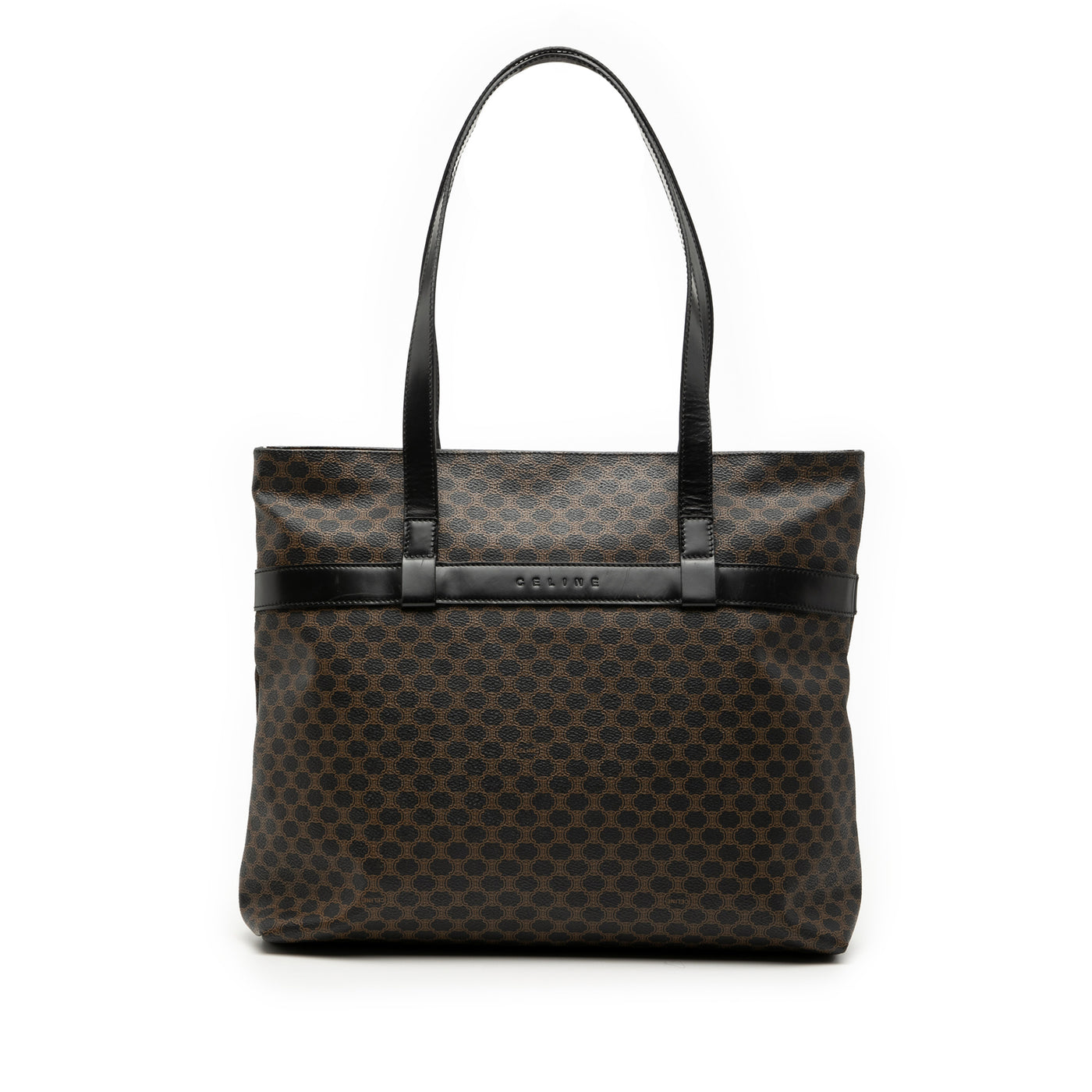 Macadam Coated Canvas Tote - Image 1