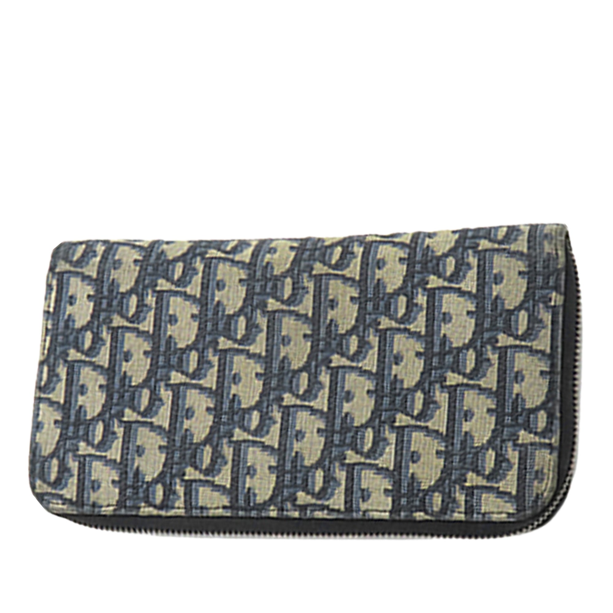 Oblique Canvas and Leather Saddle Zippy Wallet - Image 2