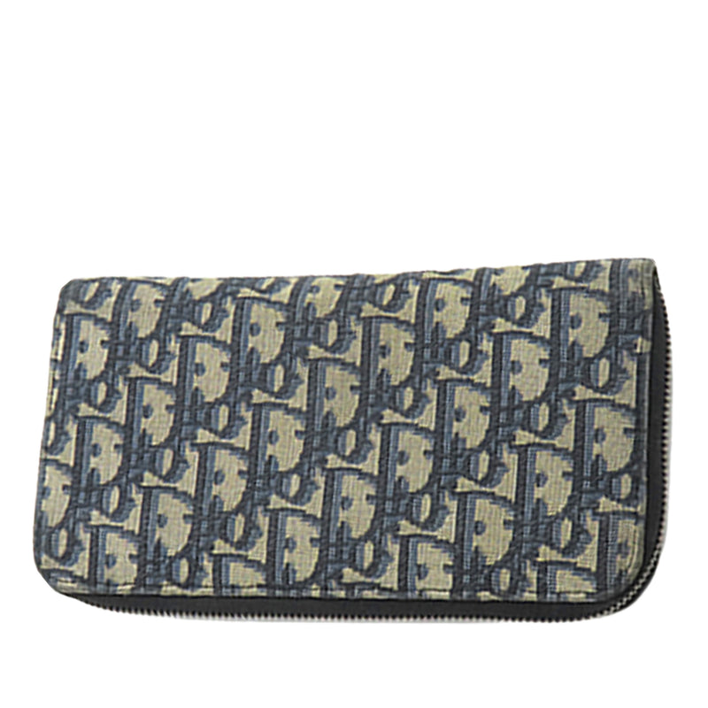 Oblique Canvas and Leather Saddle Zippy Wallet - Image 2