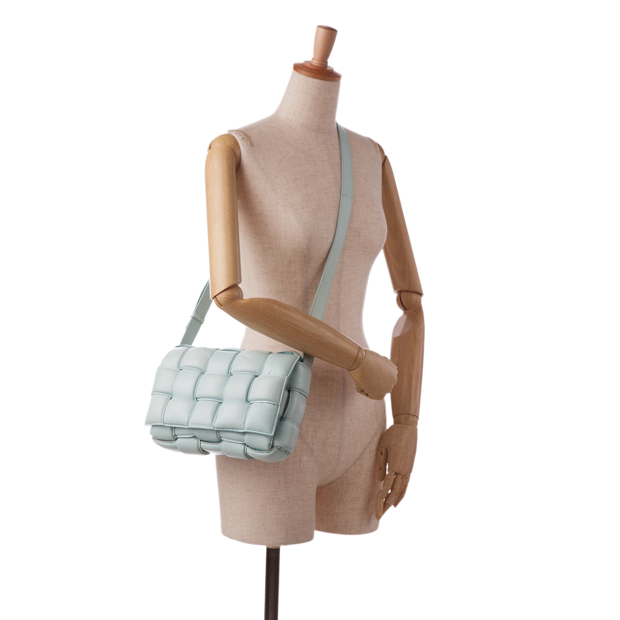 Nappa Intrecciato Padded Cassette Crossbody - Image 13