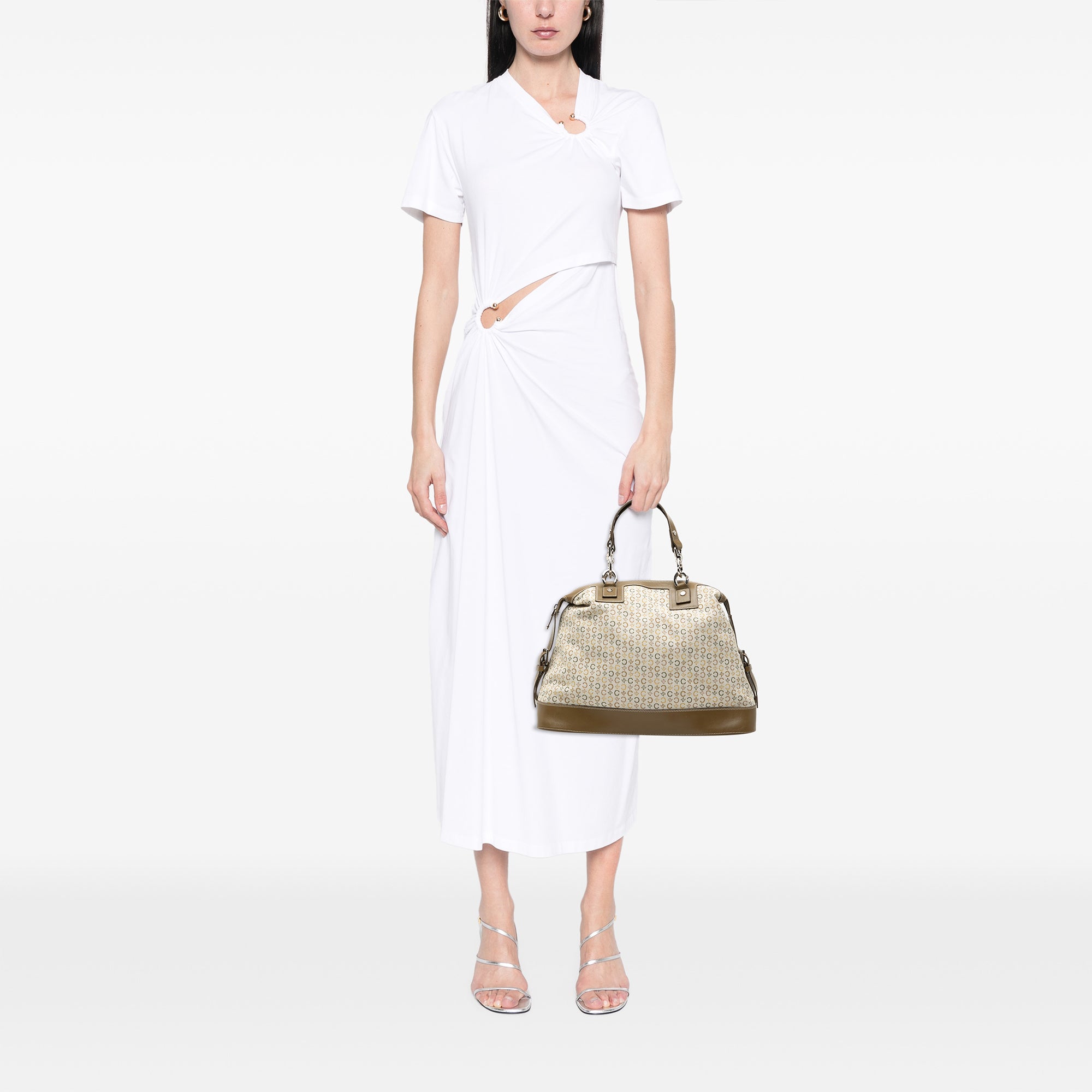 C Macadam Canvas Handbag - Image 7