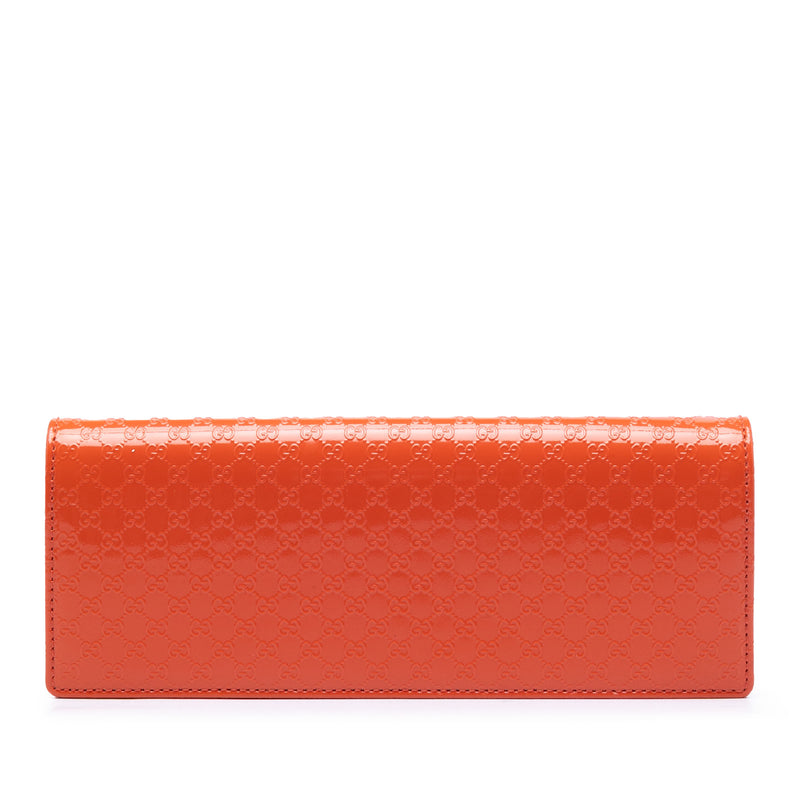 Microguccissima Patent Broadway Clutch