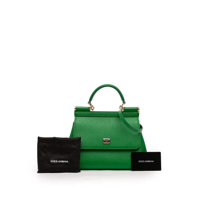 Small Dauphine Calfskin Miss Sicily Satchel - Image 7