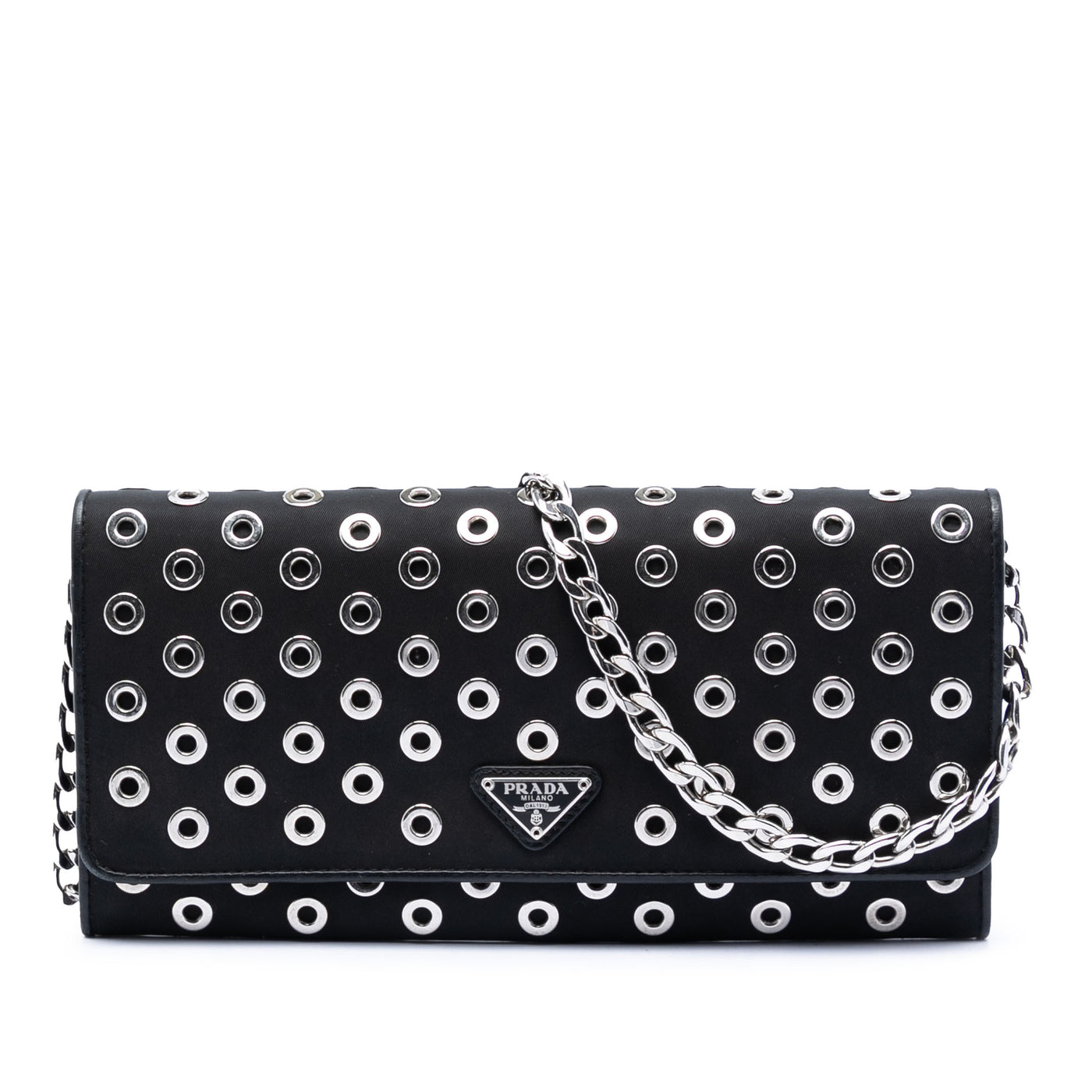Tessuto Grommet Wallet On Chain - Image 1