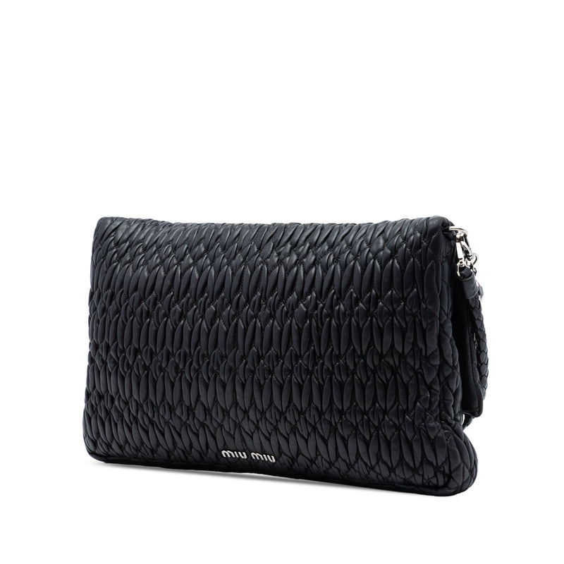 Large Matelasse Nappa Crystal Satchel - Image 2