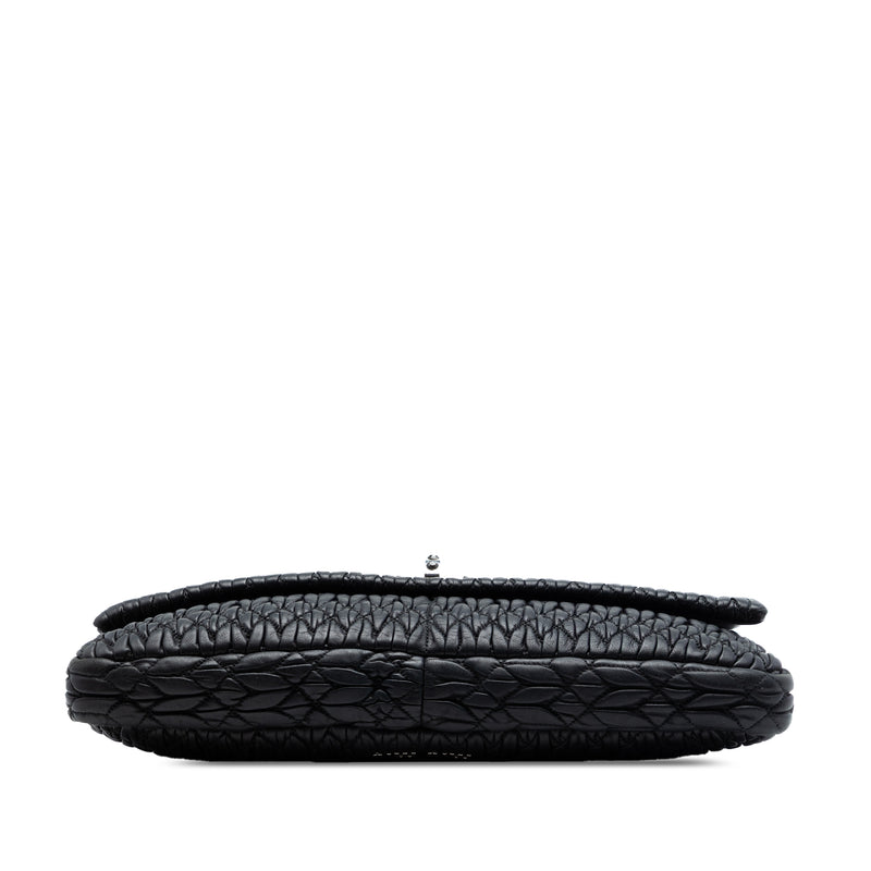 Large Matelasse Nappa Crystal Satchel - Image 3