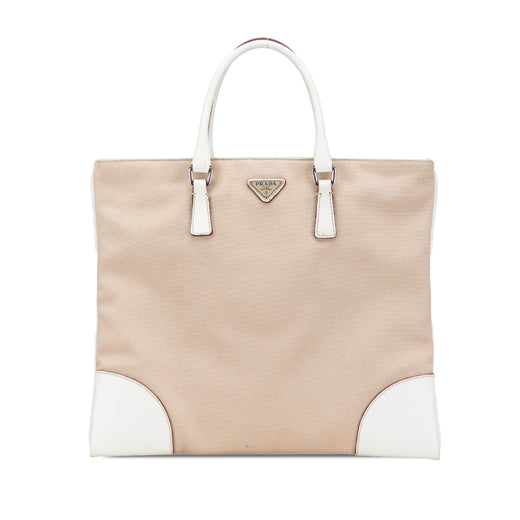 Cinghiale Trimmed Canvas Canapa Tote - Image 1