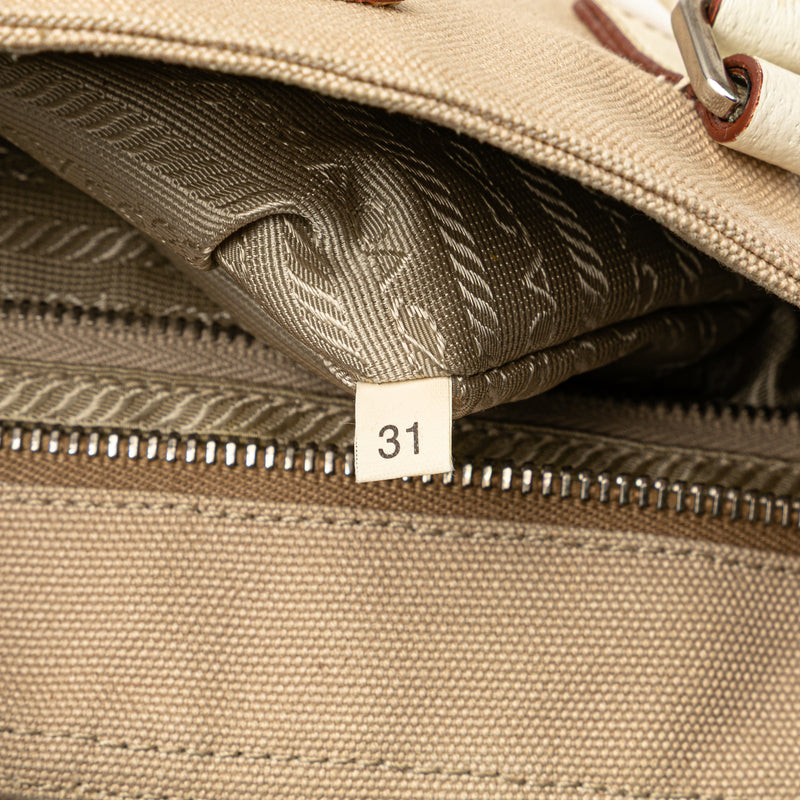 Cinghiale Trimmed Canvas Canapa Tote - Image 6