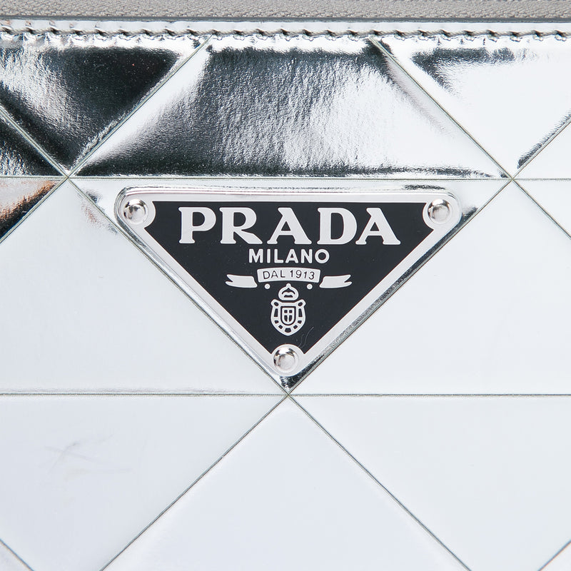 Mini Metallic Spazzolato Tria Shoulder Bag - Image 5
