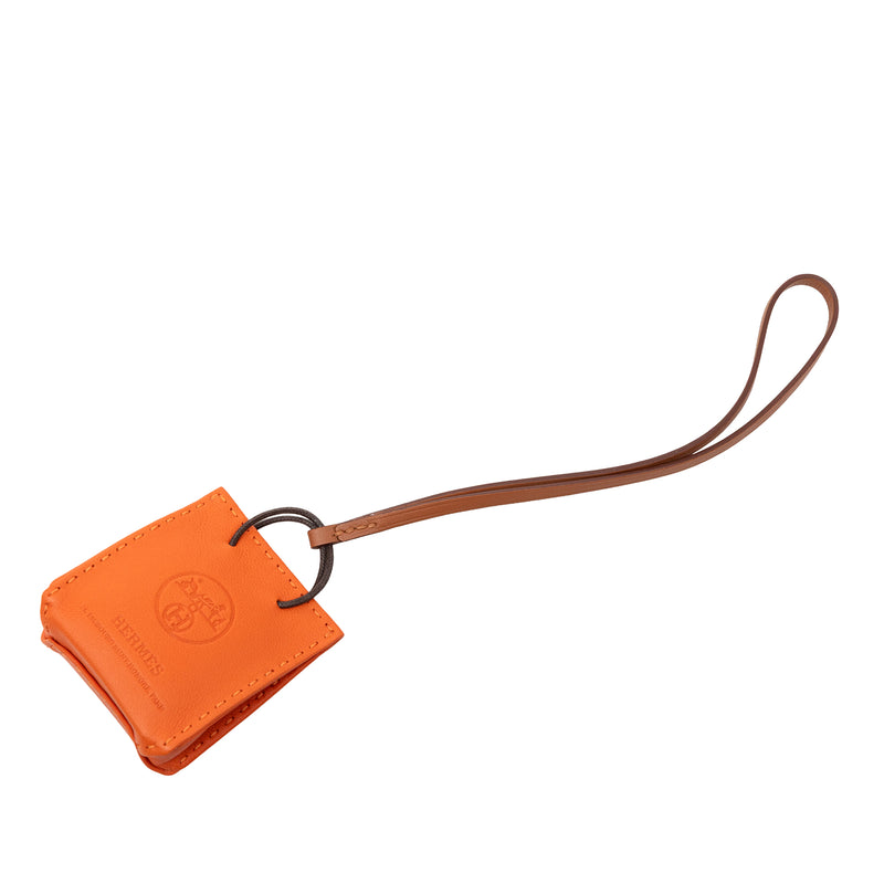 Milo Lambskin and Swift Shopping Bag Charm - Image 2