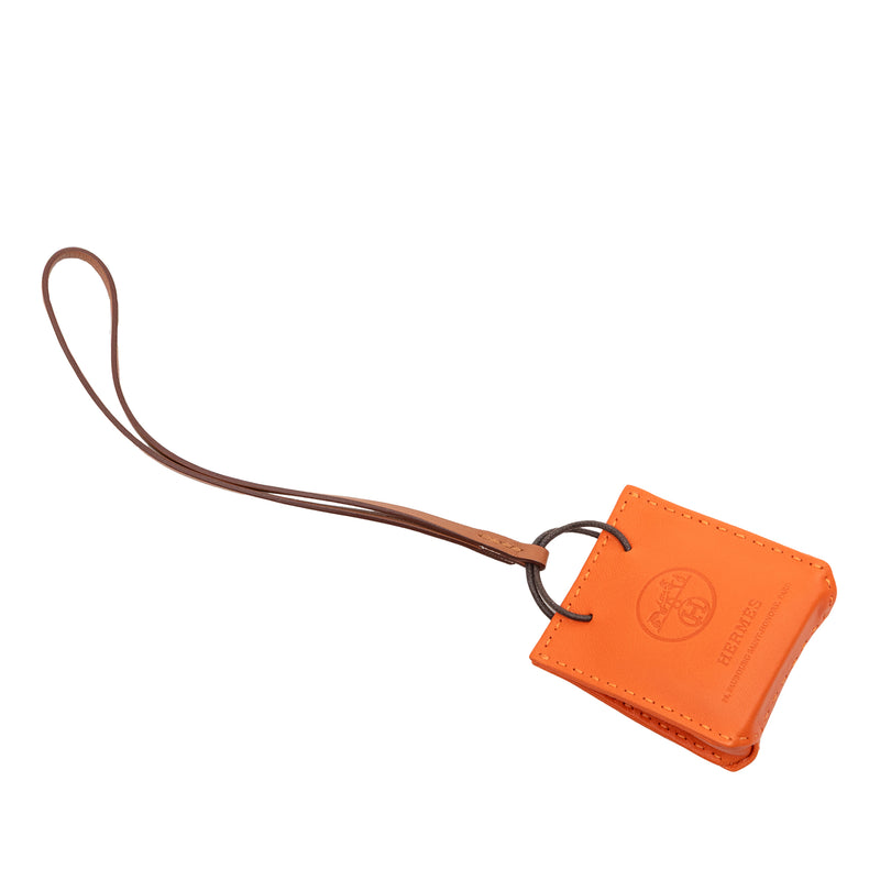 Milo Lambskin and Swift Shopping Bag Charm - Image 3