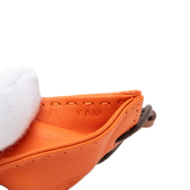 Milo Lambskin and Swift Shopping Bag Charm - Image 4