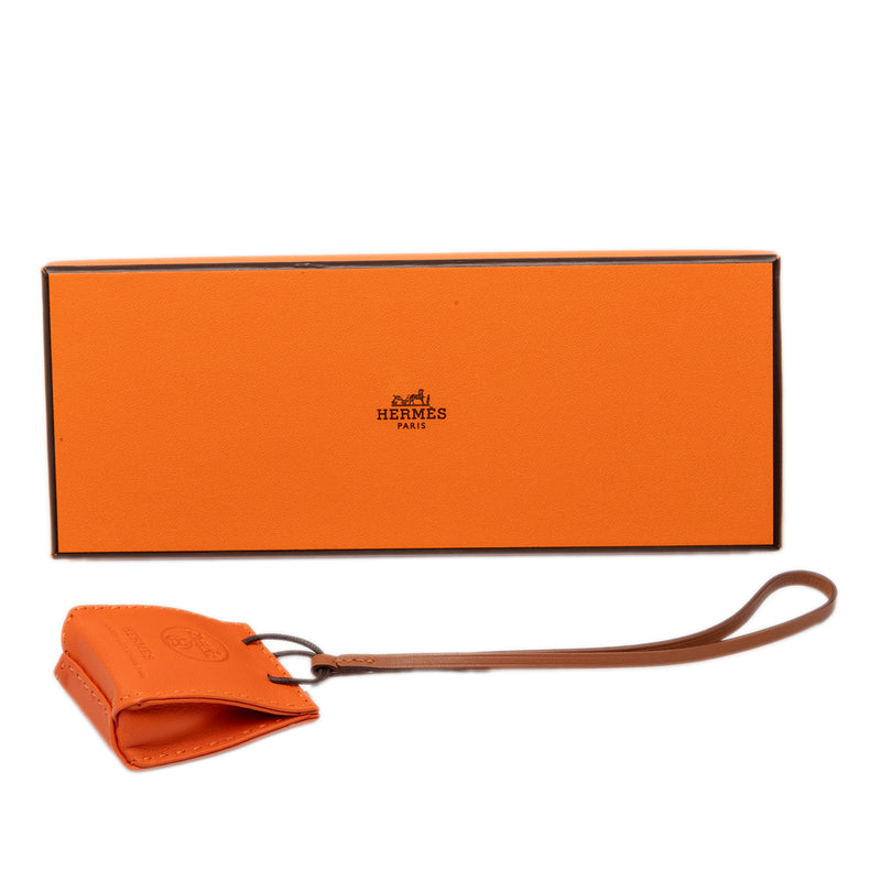 Milo Lambskin and Swift Shopping Bag Charm - Image 5