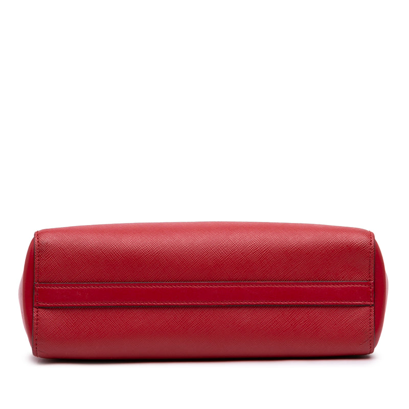 Soft Calf Trimmed Saffiano Convertible Tote - Image 3