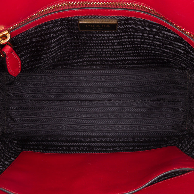 Soft Calf Trimmed Saffiano Convertible Tote - Image 4